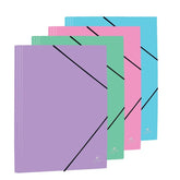 CARPETA POLIPROPILENO FOLIO SOLAPA PASTEL 4 COLORES SURTIDO | 12 UNIDADES | (MANIPULADOS MARIOLA S,L,)